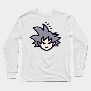 Goku Face Icon Long Sleeve T-Shirt